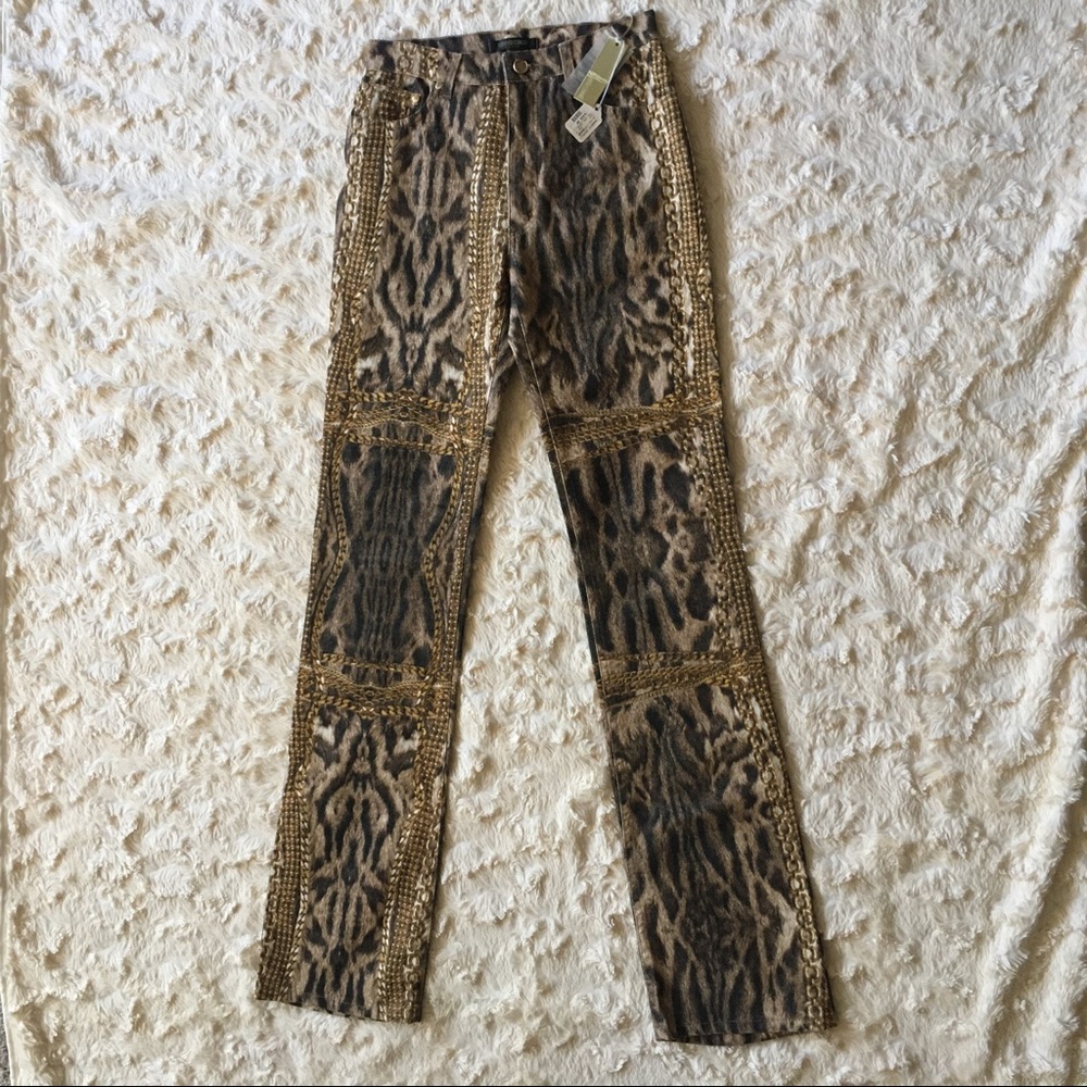 Dolce & Gabbana Animal Print Pants